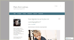 Desktop Screenshot of mariannletnes.com